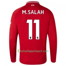 Jalkapallo Pelipaidat Liverpool M.Salah 11 Kotipaita 2018-2019 Pitkähihainen